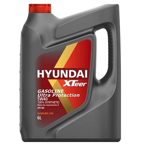 Hyundai XTeer Gasoline Ultra Protection 5W-40, 6л