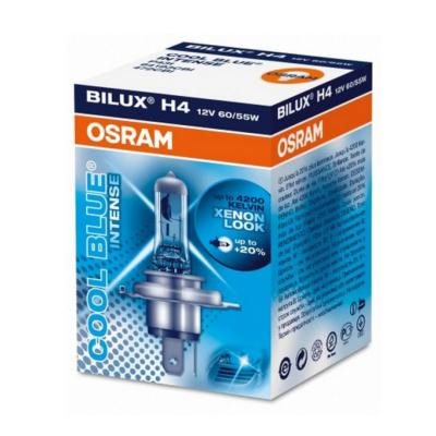 Лампа галогеновая Osram H4 Cool Blue Intense 12V 55W, 1шт