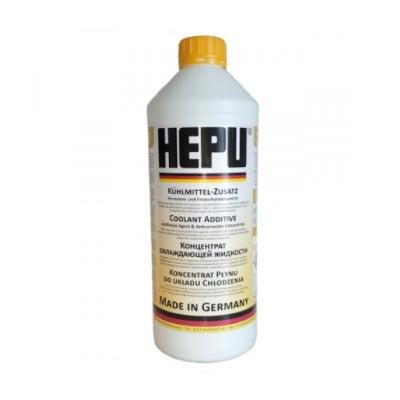 Антифриз Hepu, концентрат желтый, 1.5л